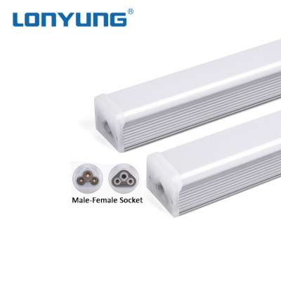 Hot Double T8/T5 Tube Led Linear Linkable Lights ETL Shop Lighting Fixtures With 120cm/4Feet 240cm/8Feet