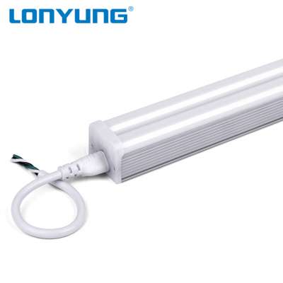 Linkable Linear Double Tube T5 Led Fixture ETL DLC CE SAA Listed 60cm 120cm Double Buld T5 30cm 8w Led Tube Light