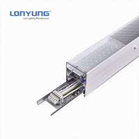 Linkable Trunking Mounted Linear Led Luminaire For Supermarket Shopping Mall Office