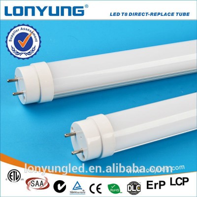 hot sale wholesale 18w t8 4ft red tube sex led vietnam tube for indoor with ETL TUV SAA CE ROHS DLC LCP approval